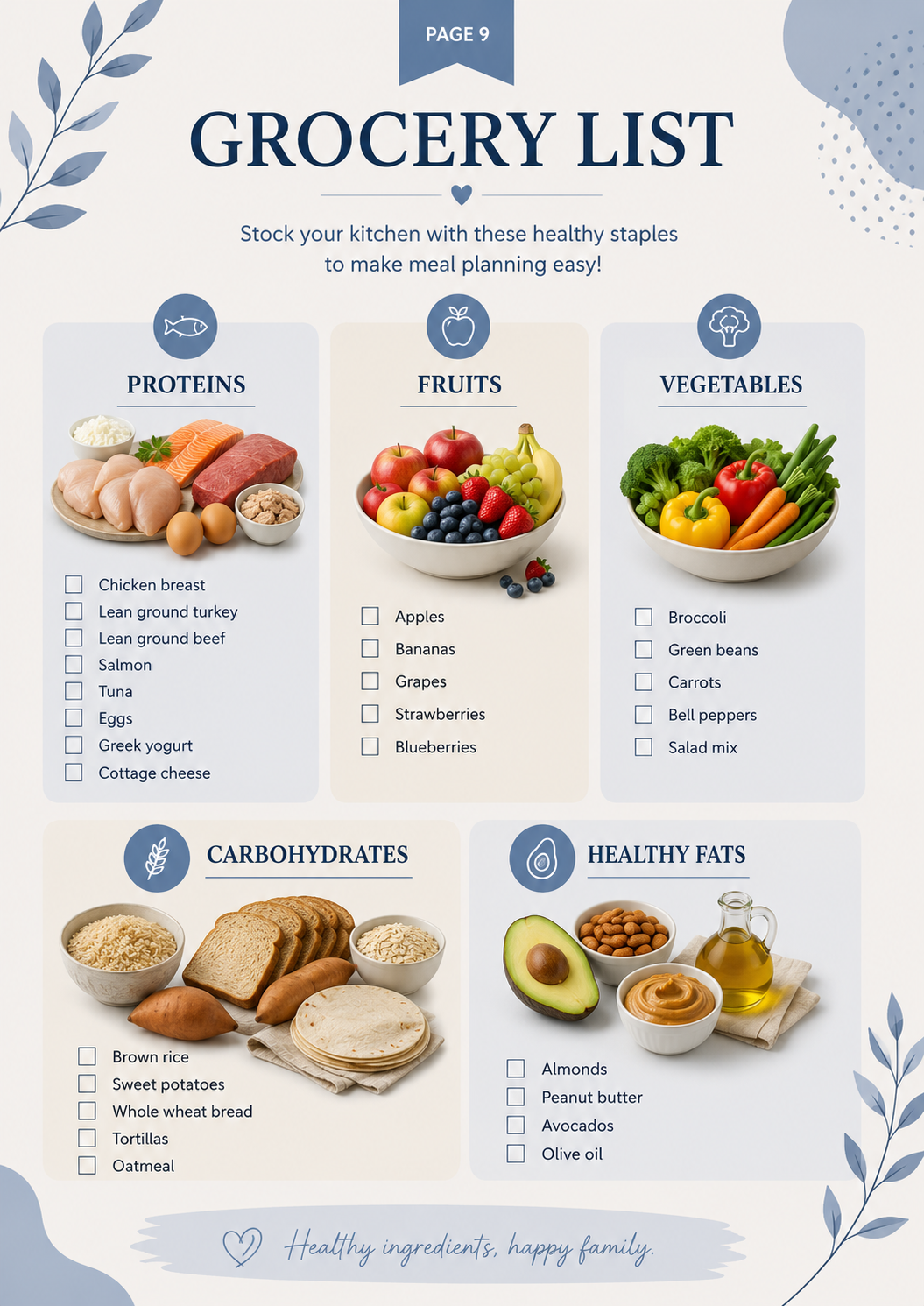 30 Day High Protein Meal Plan