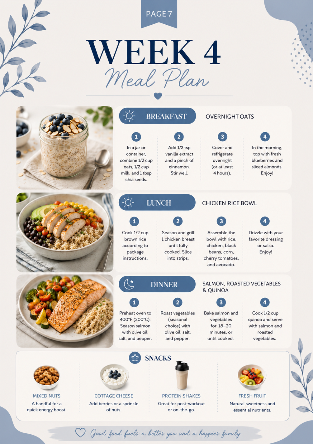 30 Day High Protein Meal Plan