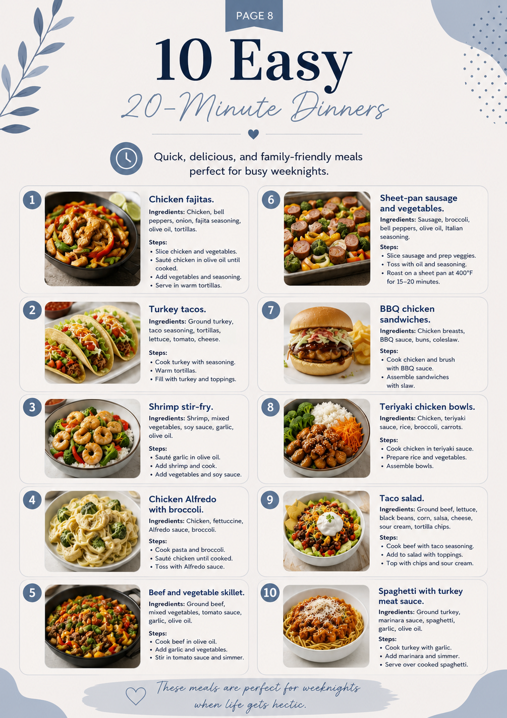 30 Day High Protein Meal Plan